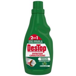 Entretien organique pour canalisations DESTOP, flacon de 750ml