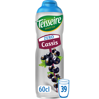 Sirop Teisseire Cassis zero - 60cl