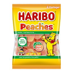 PEACHES HARIBO SACHET 250G