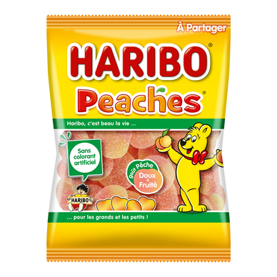 PEACHES HARIBO SACHET 250G