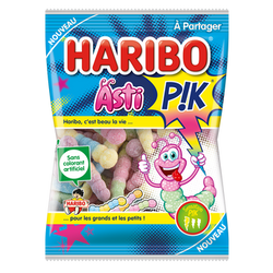 Bonbons asti pik HARIBO, sachet 180g