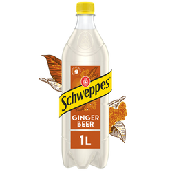 Soda Ginger Beer saveur gingembre SCHWEPPES COLLECTION - la bouteillede 1L