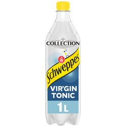 Boisson gazeuse virgin tonic SCHWEPPES, bouteille 1l