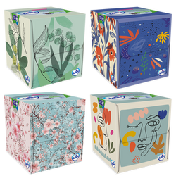 Mouchoirs blancs LOTUS, boîte de 48