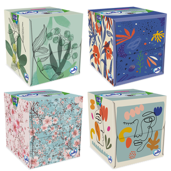 Mouchoirs blancs LOTUS, boîte de 48