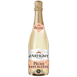 Cocktail pétillant Pêche, sans alcool, D'ARTIGNY, 75cl