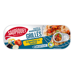 Filets de maquereaux grillés légumes du soleil SAUPIQUET - 120g