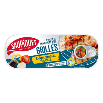 Filets de maquereaux grillés légumes du soleil SAUPIQUET - 120g