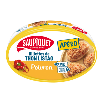 Rillettes de thon au poivron SAUPIQUET - 115g