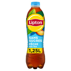 Thé glacé Lipton Ice Tea Pêche Sans sucres bouteille de 1.25L