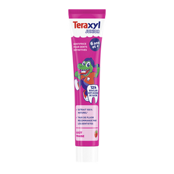 Dentifrice junior 6ans et + fraise TERAXYL, tube 75ml