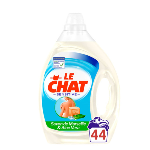 Lessive Le Chat Aloe Vera 2,2L