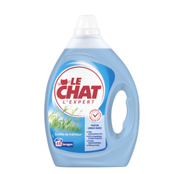LE CHAT - Lessive liquide - Hypoallergénique - Souffle de fraîcheur -44 lavages - 1.98 l