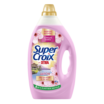 Lessive liquide Japon Fleurs de cerisier SUPER CROIX - 42 lavages