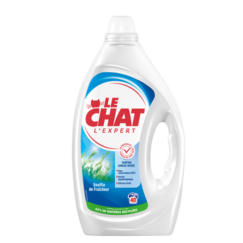 Lessive LE CHAT souffle fraîcheur 40 lavages 1,8L