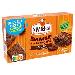 Mini brownie chocolat cocottes SAINT MICHEL, 8 sachets de 240g