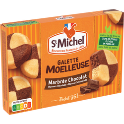 Galette moelleuse marbrée au chocolat ST MICHEL 180g