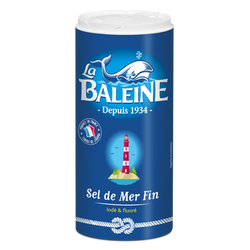 Sel fin iodé et fluoré LA BALEINE, boîte verseuse de 600g