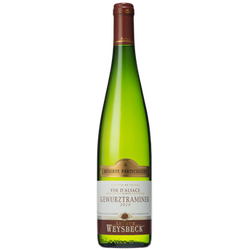 Vin blanc Gewurztraminer d'Alsace AOP blanc moelleux médaillé ArthurWeysbeck 75cl