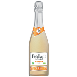 Pétillant de LISTEL sans alcool aromatisé pêche bio - 75cl