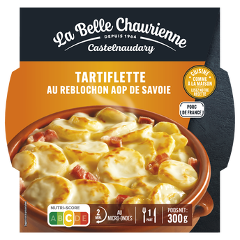 Tartiflette reblochon de Savoie AOP LA BELLE CHAURIENNE, Boîte 300g