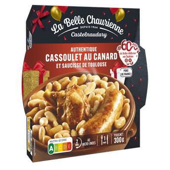Cassoulet au confit de canard LA BELLE CHAURIENNE, 300g