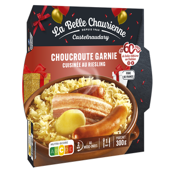 Choucroute cuisinée au riesling LA BELLE CHAURIENNE, Boîte 300g