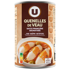 U Quenelle de veau sauce financière aromatisée boîte de 400g