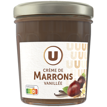 U Crème de marrons vanillée bocal de 350g
