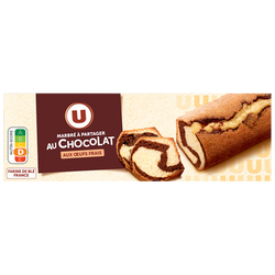 U Gâteau marbré chocolat étui de 300g