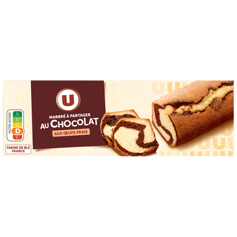U Gâteau marbré chocolat étui de 300g