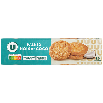U Palets dorés noix de coco 125g