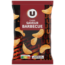 U Chips saveur barbecue paquet de 135g