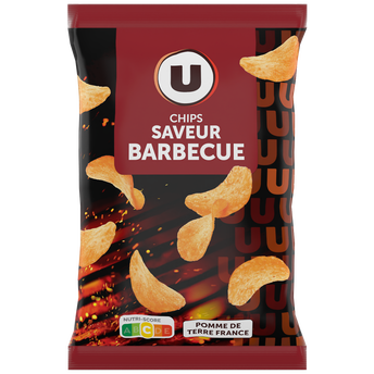 U Chips saveur barbecue paquet de 135g