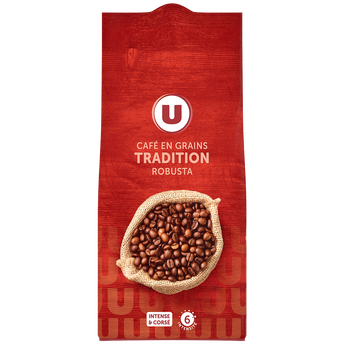 U Café en grains tradition N°6 - 1kg
