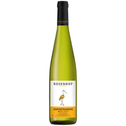 U Vin blanc moelleux AOP Alsace Gewurztraminer ROSENHOF 75cl
