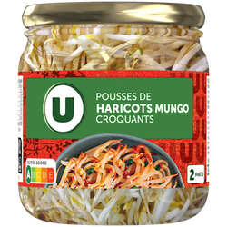 U Pousses de haricots mungo Asie bocal de 37cl