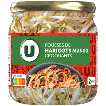 U Pousses de haricots mungo Asie bocal de 37cl