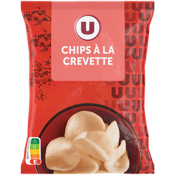 U Chips à la crevette 50g