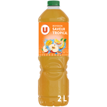 U Boisson aux jus de fruits ABC aromatisée TROPICAL, 2l
