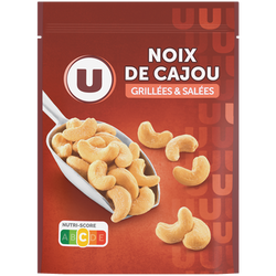 U Noix de cajou grillées salées 100g