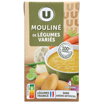 U Soupe Mouliné légumes variés 1l