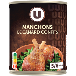 U Manchons canard confits boîte de 760g