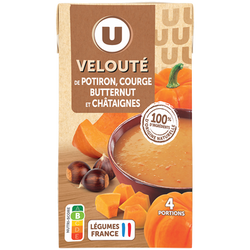 U Soupe Velouté de potiron et chataignes brique 1l