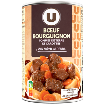 U Boeuf bourguignon boîte de 400g