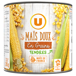 U Maïs doux en grains - Boîte 285g