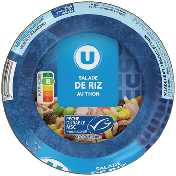 U Salade de riz au thon boîte de 250g