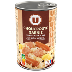 U Choucroute garnie boîte de 400g
