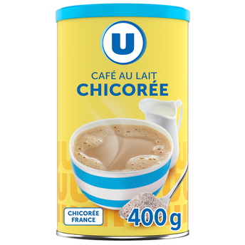 U Café soluble Chicorée au lait - 400g