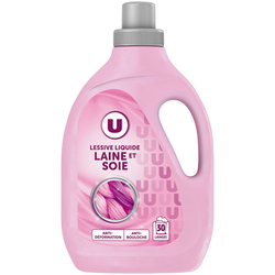 U Lessive liquide - Soin Laine et linges délicats - 30 lavages - 1.5 l